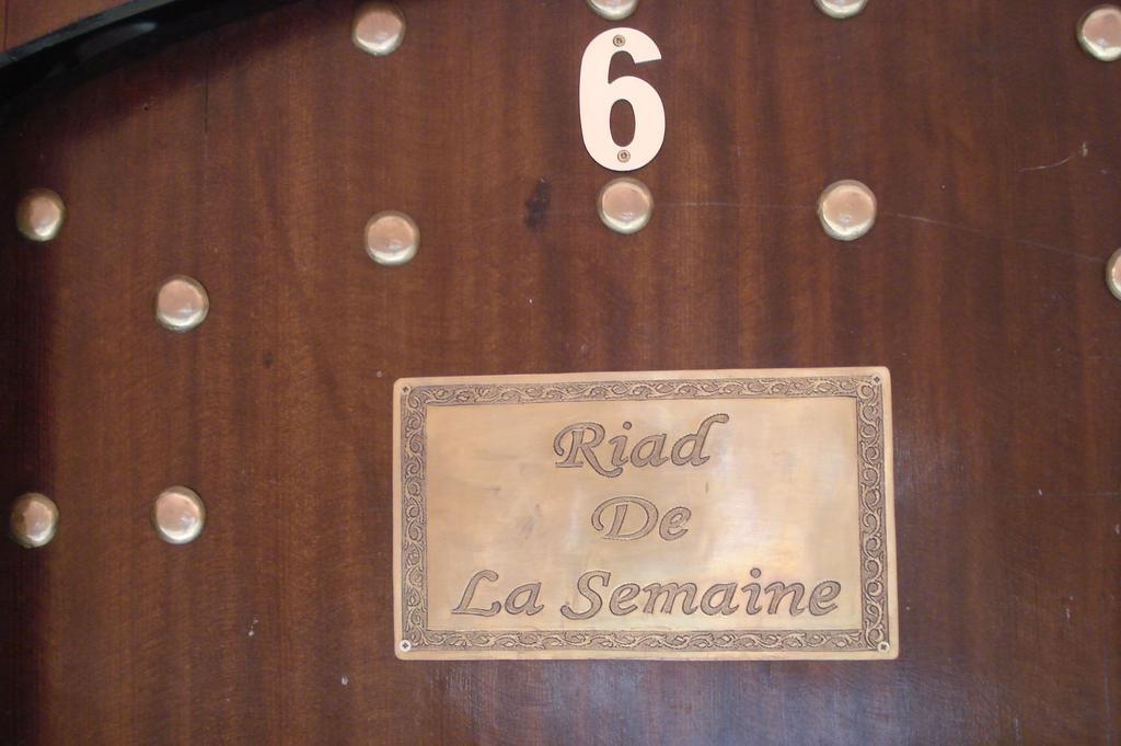 Riad De La Semaine Marrakesh Exterior photo